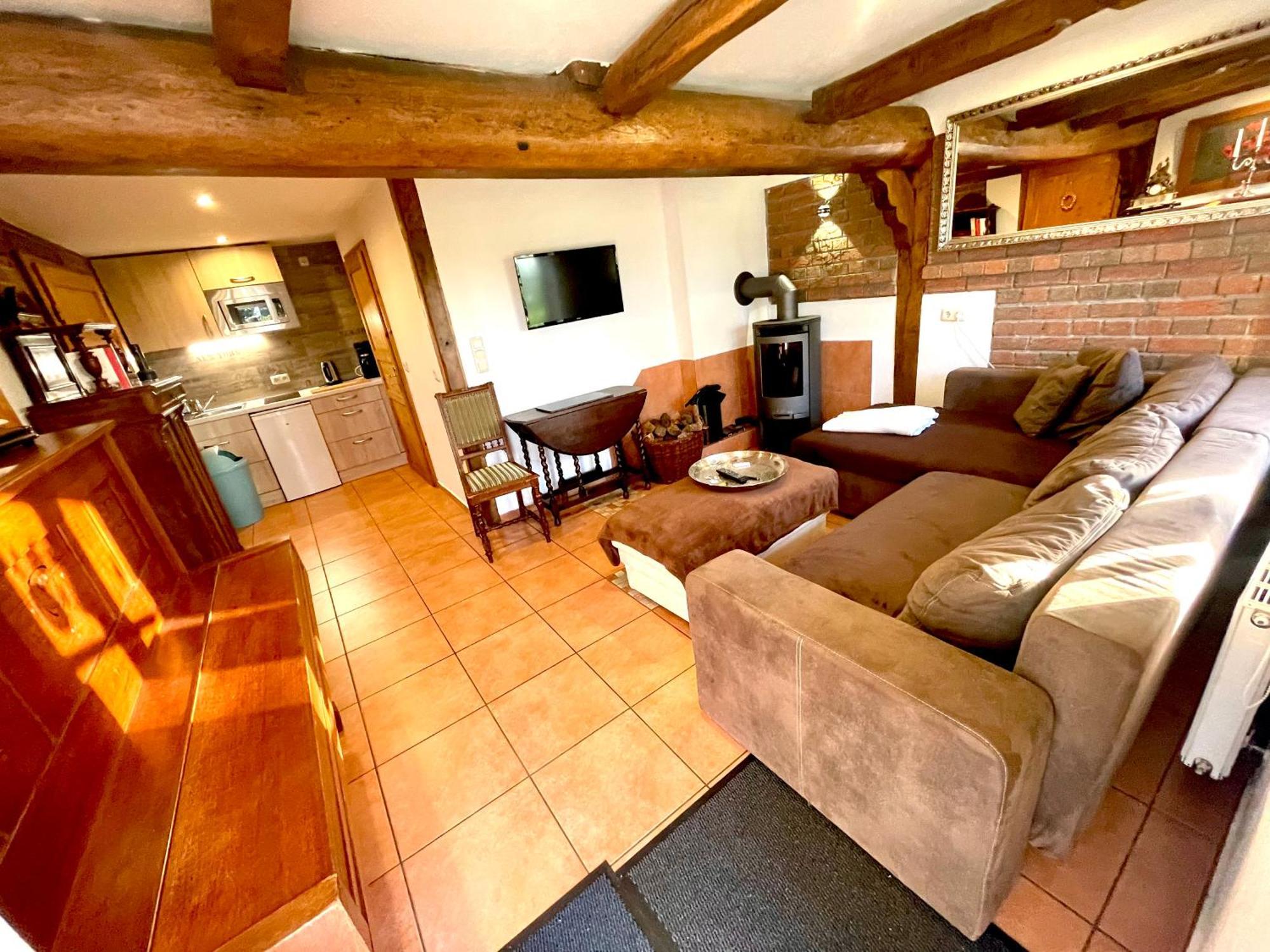 Altes Landhaus Oste, Klavier Appartement, 2 Zimmer Mit Kamin Hemmoor Exterior foto